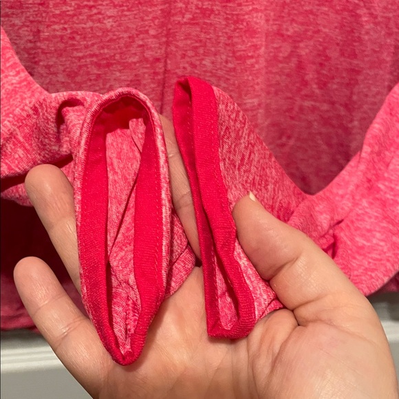 Under Armour Women's Heathered Pink Hoodie - Picture 4 of 5